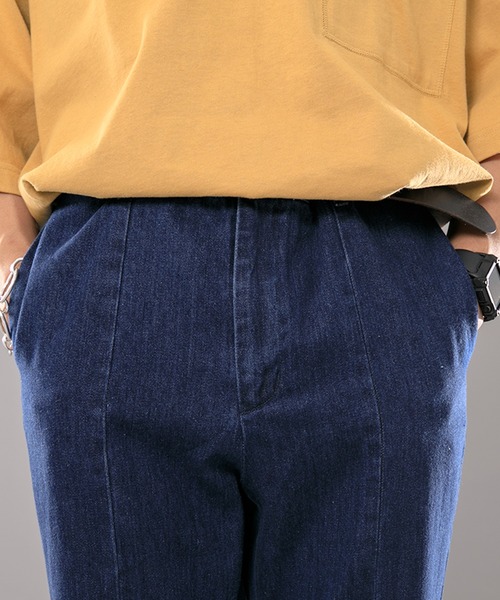 kutir(クティール)の「カットオフスリムフレアデニムパンツ(デニムパンツ・メンズ・ライトブルー/ブラック/インディゴブルー・SMALL/MEDIUM/LARGE)」の19枚目の写真