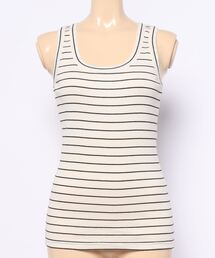 JGA6 TS ボーダーリブタンクトップ