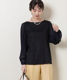 UNITED ARROWS | UBC CFN COMBI プリーツスリーブ プルオーバー†(Tシャツ/カットソー)