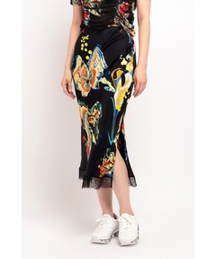 【新品タグ付き✨】◆ MUVEIL スカーフパネルスカート MUVEIL】スカーフパネルスカート(fruit)（スカート）｜MUVEIL