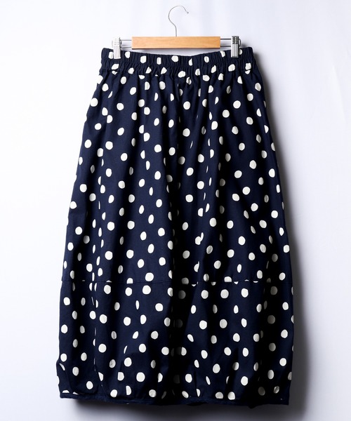 D*g*y（ディージーワイ）の「【D*g*y】ドットプリントバルーンスカート（スカート・レディース・ネイビー・M）」の2枚目の写真