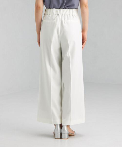 green label relaxing（グリーンレーベルリラクシング）の「◆CS リネコ ワイド パンツ ＜ホワイト＞（その他パンツ・レディース・オフホワイト・44/46/40/38/42/36/34）」の4枚目の写真