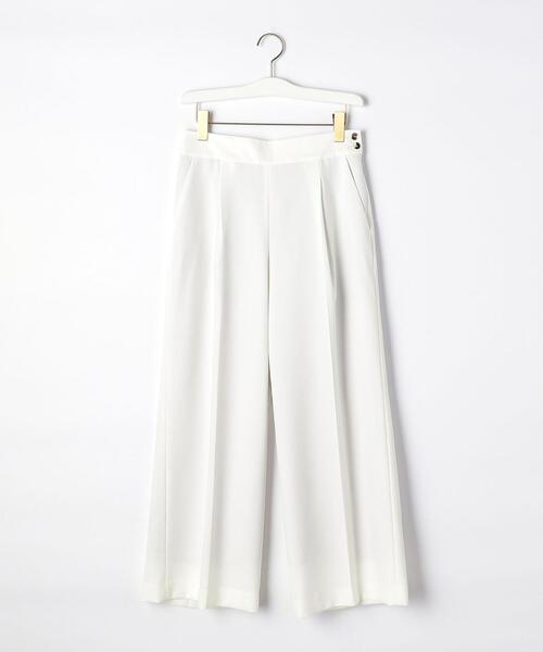 green label relaxing（グリーンレーベルリラクシング）の「◆CS リネコ ワイド パンツ ＜ホワイト＞（その他パンツ・レディース・オフホワイト・44/46/40/38/42/36/34）」の6枚目の写真