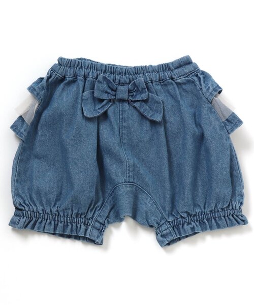 BREEZE（ブリーズ）の「/後ろフリルベビーブルマ（その他ベビーウェア・キッズ・サックスブルー/ブルー/ラベンダー・80）」の2枚目の写真