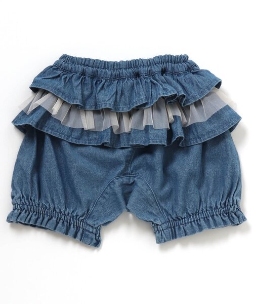 BREEZE（ブリーズ）の「/後ろフリルベビーブルマ（その他ベビーウェア・キッズ・サックスブルー/ブルー/ラベンダー・80）」の9枚目の写真