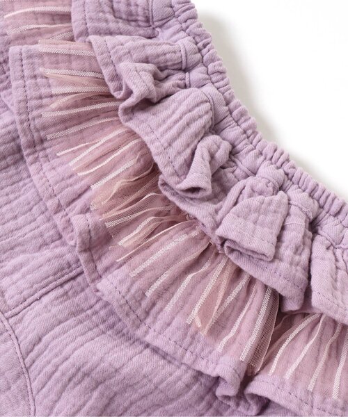 BREEZE（ブリーズ）の「/後ろフリルベビーブルマ（その他ベビーウェア・キッズ・サックスブルー/ブルー/ラベンダー・80）」の6枚目の写真