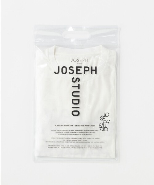 JOSEPH STUDIO(ジョゼフストゥディオ)の「ロゴ パックT OFFSET LONG(Tシャツ/カットソー・レディース・ホワイト系・SMALL/MEDIUM/LARGE)」の8枚目の写真