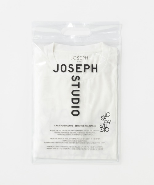 JOSEPH STUDIO(ジョゼフストゥディオ)の「ロゴ パックT OFFSET LONG(Tシャツ/カットソー・レディース・ホワイト系・SMALL/MEDIUM/LARGE)」の7枚目の写真