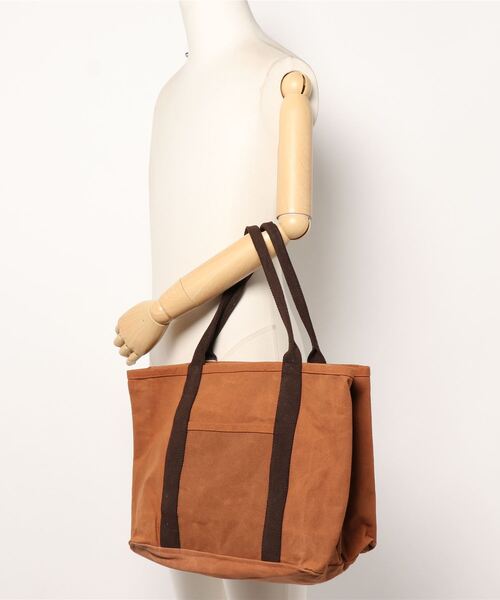 DULTON（ダルトン）の「WORKER BAG/仕切り付き 自立 トートバッグ（トートバッグ・メンズ・オリーブ/ブラウン系その他/ナチュラル・FREE）」の9枚目の写真