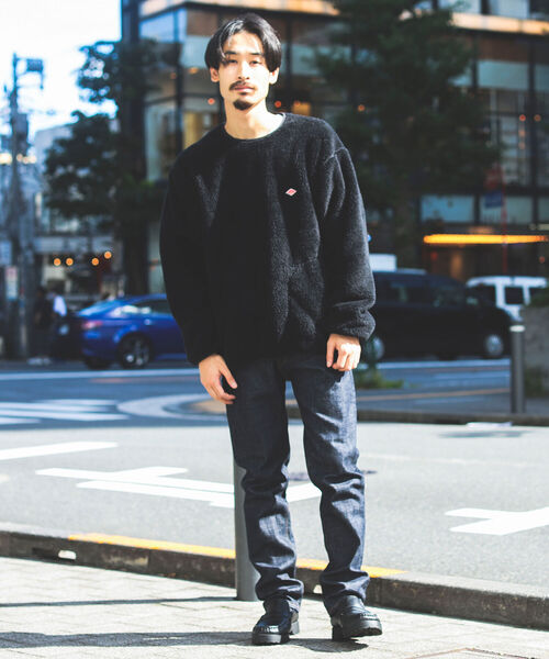 DANTON（ダントン）の「DANTON × BEAMS / 別注 High Pile Fleece Crewneck（その他トップス・メンズ・ブラック・44/40/38/42）」の2枚目の写真