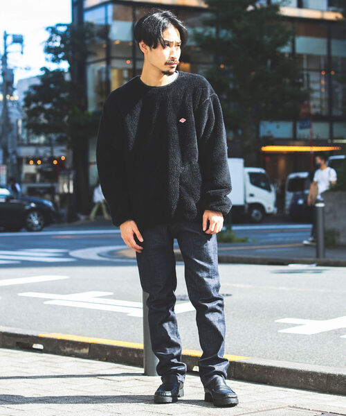 DANTON（ダントン）の「DANTON × BEAMS / 別注 High Pile Fleece Crewneck（その他トップス・メンズ・ブラック・44/40/38/42）」の3枚目の写真