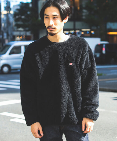DANTON（ダントン）の「DANTON × BEAMS / 別注 High Pile Fleece Crewneck（その他トップス・メンズ・ブラック・44/40/38/42）」の4枚目の写真