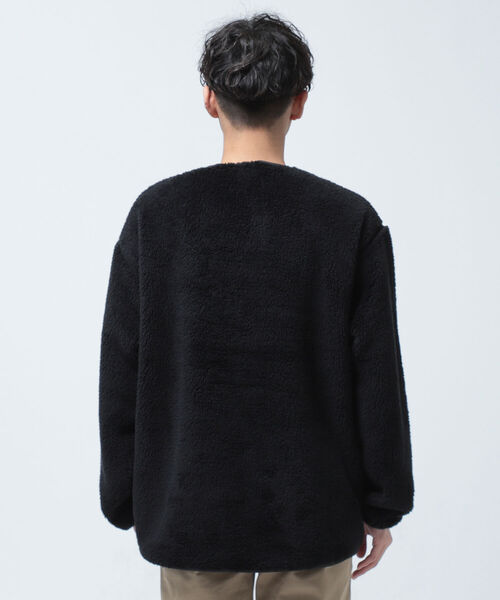 DANTON（ダントン）の「DANTON × BEAMS / 別注 High Pile Fleece Crewneck（その他トップス・メンズ・ブラック・44/40/38/42）」の10枚目の写真