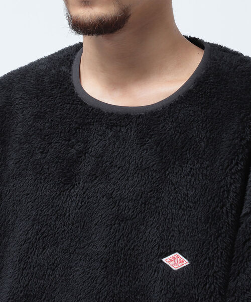 DANTON（ダントン）の「DANTON × BEAMS / 別注 High Pile Fleece Crewneck（その他トップス・メンズ・ブラック・44/40/38/42）」の12枚目の写真