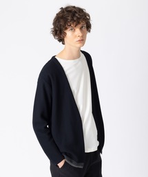 ABAHOUSE | ヘリンボン ワンボタン カーディガン(カーディガン/ボレロ)