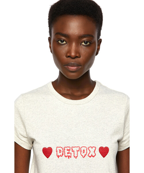DIESEL(ディーゼル)の「レディース Tシャツ プリント スリムフィット(Tシャツ/カットソー・レディース・グレー/ブラック・SMALL/LARGE/X-SMALL/MEDIUM)」の3枚目の写真