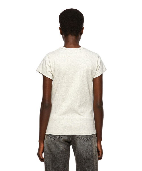 DIESEL(ディーゼル)の「レディース Tシャツ プリント スリムフィット(Tシャツ/カットソー・レディース・グレー/ブラック・SMALL/LARGE/X-SMALL/MEDIUM)」の16枚目の写真