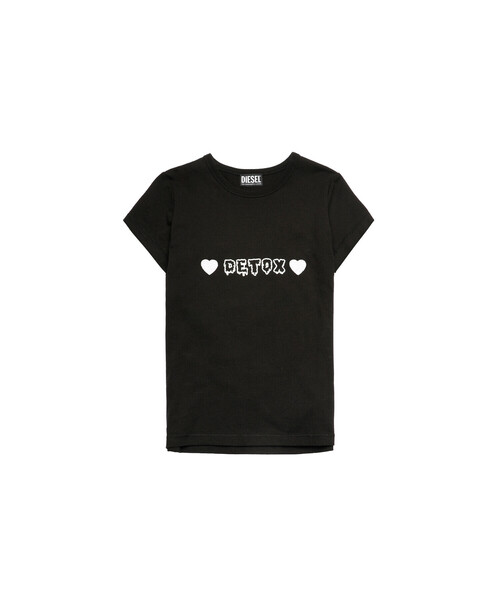 DIESEL(ディーゼル)の「レディース Tシャツ プリント スリムフィット(Tシャツ/カットソー・レディース・グレー/ブラック・SMALL/LARGE/X-SMALL/MEDIUM)」の20枚目の写真