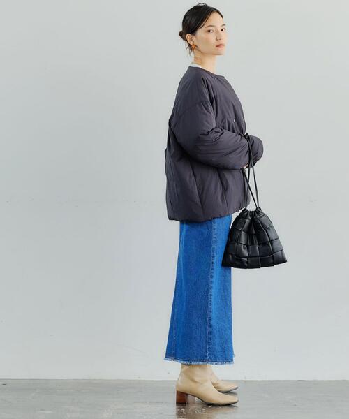 green label relaxing（グリーンレーベルリラクシング）の「＜Oggi×green label relaxing＞[7days]スクエア ショートブーツ(5.5cmヒール) -撥水-（ブーツ・レディース・モカ/その他1/オフホワイト/ブラック・21.5cm/24.5cm/23.5cm/22.5cm/25.5cm）」の22枚目の写真