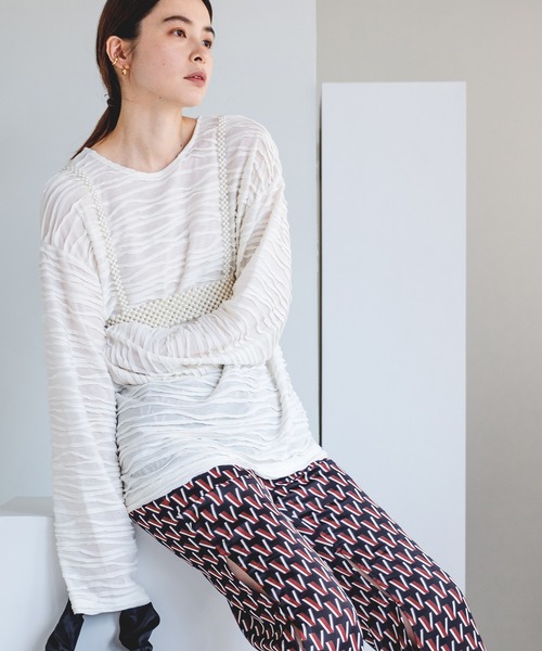 chuclla（チュクラ）の「【chuclla】Pearl harness belt cha21a004（サスペンダー・レディース・ホワイト・FREE）」の4枚目の写真