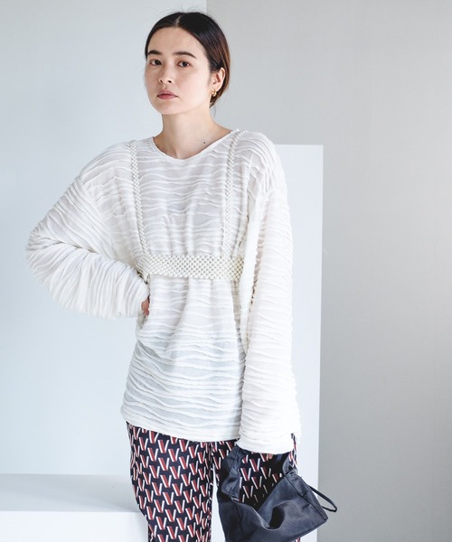 chuclla（チュクラ）の「【chuclla】Pearl harness belt cha21a004（サスペンダー・レディース・ホワイト・FREE）」の5枚目の写真