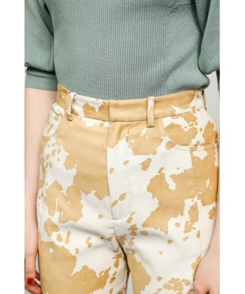 SLY（スライ）の「COW VEGAN SUEDE PT カウスウェード パンツ（スラックス・レディース・ベージュ系その他/ブラウン系その他2・1/2/0）」の10枚目の写真