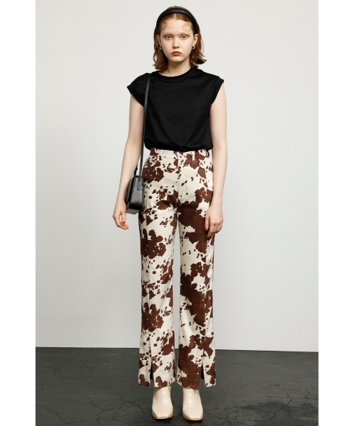 SLY（スライ）の「COW VEGAN SUEDE PT カウスウェード パンツ（スラックス・レディース・ベージュ系その他/ブラウン系その他2・1/2/0）」の5枚目の写真