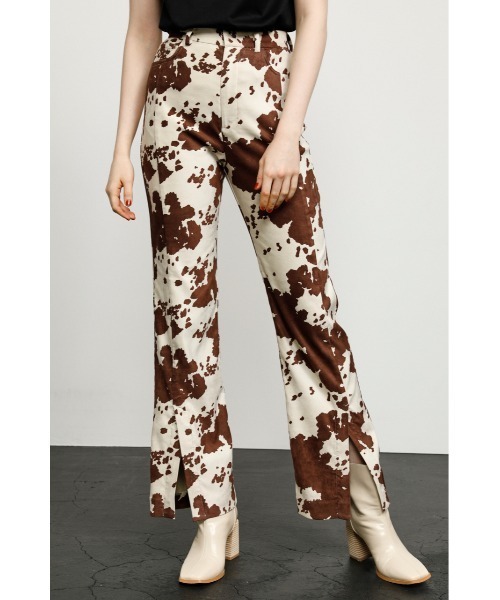 SLY（スライ）の「COW VEGAN SUEDE PT カウスウェード パンツ（スラックス・レディース・ベージュ系その他/ブラウン系その他2・1/2/0）」の7枚目の写真