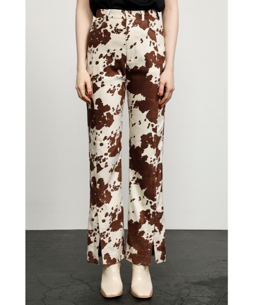 SLY（スライ）の「COW VEGAN SUEDE PT カウスウェード パンツ（スラックス・レディース・ベージュ系その他/ブラウン系その他2・1/2/0）」の9枚目の写真