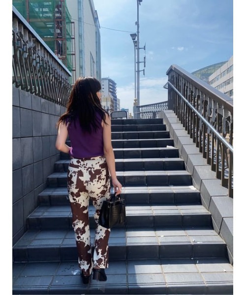 SLY（スライ）の「COW VEGAN SUEDE PT カウスウェード パンツ（スラックス・レディース・ベージュ系その他/ブラウン系その他2・1/2/0）」の18枚目の写真