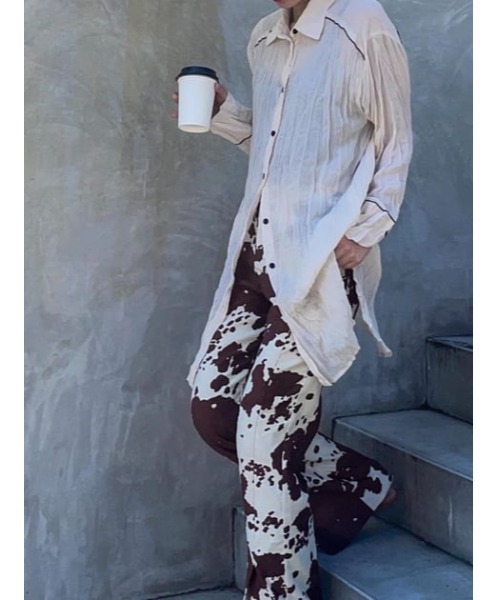 SLY（スライ）の「COW VEGAN SUEDE PT カウスウェード パンツ（スラックス・レディース・ベージュ系その他/ブラウン系その他2・1/2/0）」の16枚目の写真