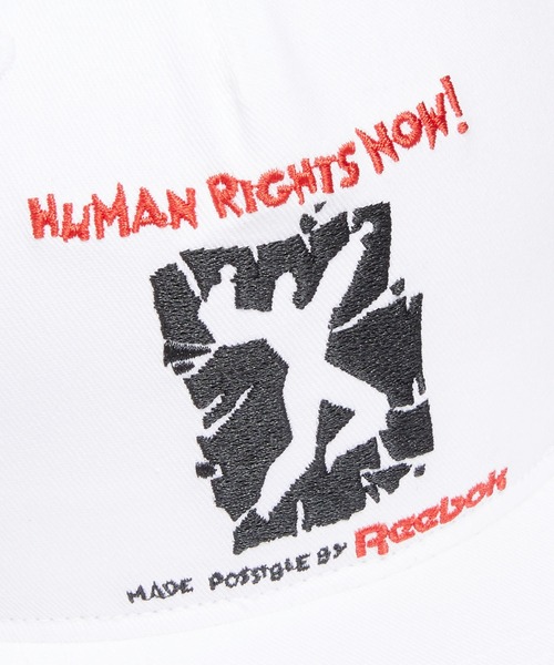 Reebok（リーボック）の「ヒューマンライツ・ナウ！ / Human Rights Now! キャップ / Cap（キャップ・メンズ・ブラック/ホワイト・LARGE）」の9枚目の写真