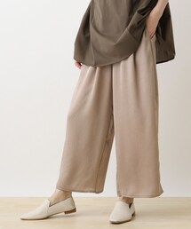 DRESKIP | リラックスサテンワイドパンツ(その他パンツ)