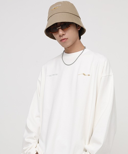 MASONPRINCE（メイソンプリンス）の「【MASONPRINCE】One point logo bucket hat MZ2035（ハット・メンズ・ベージュ/ブラック・FREE）」の5枚目の写真