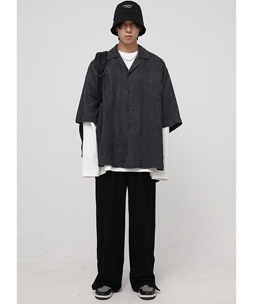 MASONPRINCE（メイソンプリンス）の「【MASONPRINCE】One point logo bucket hat MZ2035（ハット・メンズ・ベージュ/ブラック・FREE）」の10枚目の写真