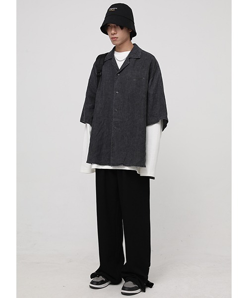 MASONPRINCE（メイソンプリンス）の「【MASONPRINCE】One point logo bucket hat MZ2035（ハット・メンズ・ベージュ/ブラック・FREE）」の11枚目の写真