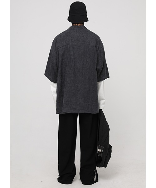 MASONPRINCE（メイソンプリンス）の「【MASONPRINCE】One point logo bucket hat MZ2035（ハット・メンズ・ベージュ/ブラック・FREE）」の12枚目の写真