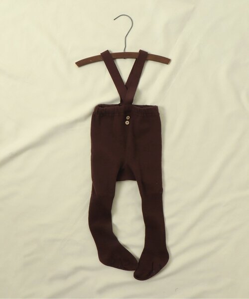 apres les cours（アプレレクール）の「サスペンダー付きタイツ（その他ベビーウェア・キッズ・ブラウン/ピンク/イエロー/ブルー・80）」の2枚目の写真