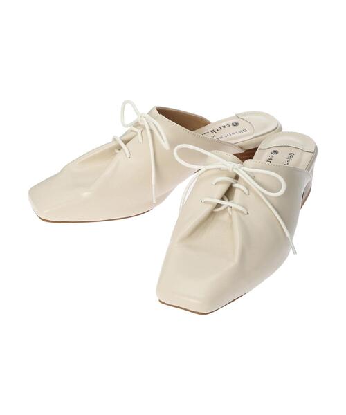 ORiental TRaffic(オリエンタルトラフィック)の「ORiental TRaffic レースアップスリッパ *(サンダル・レディース・アイボリー/ブラック・S/M/L)」の17枚目の写真