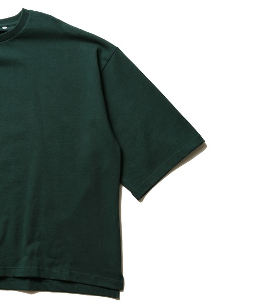 SPINNS（スピンズ）の「【ゆったりシルエット】スーパーワイド６分袖カットソー（Tシャツ/カットソー・メンズ・ホワイト/サックスブルー/グリーン/チャコール・M/L）」の12枚目の写真