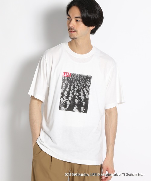 GOOD ROCK SPEED（グッドロックスピード）の「[NUMERALS×LIFE(ライフ)]コラボフォトTシャツ（Tシャツ/カットソー・メンズ・その他1/その他2/その他3・MEDIUM/LARGE）」の3枚目の写真