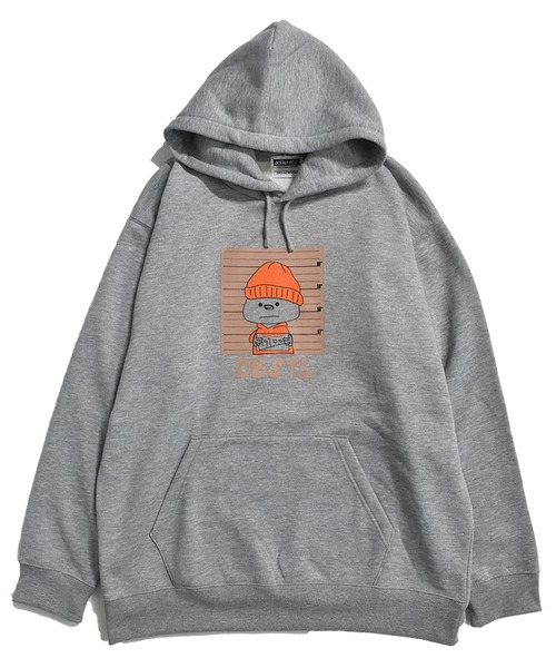 DOUBLE STEAL（ダブルスティール）の「Serious DOUBZ パーカー（パーカー・メンズ・ホワイト/ブラック/トップグレー・MEDIUM/LARGE/X-LARGE）」の3枚目の写真