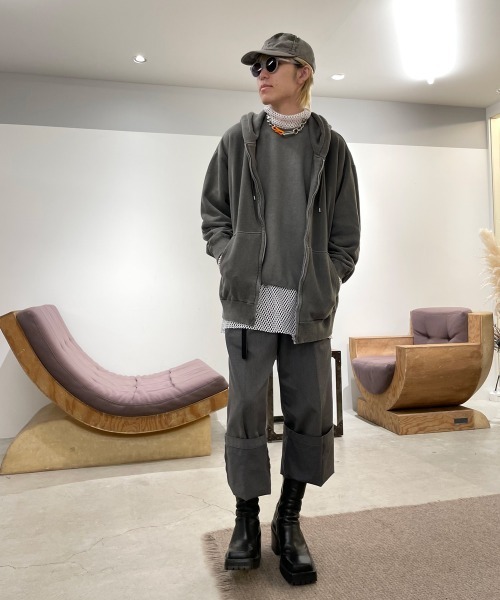 603(ロクマルサン)の「603 ZIP PARKER(パーカー・メンズ・ダークグレー・FREE)」の1枚目の写真