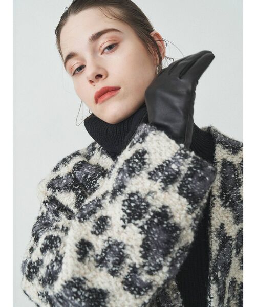 ELENDEEK（エレンディーク）の「フォルムショートツイードコート（ノーカラーコート・レディース・その他1・FREE）」の8枚目の写真