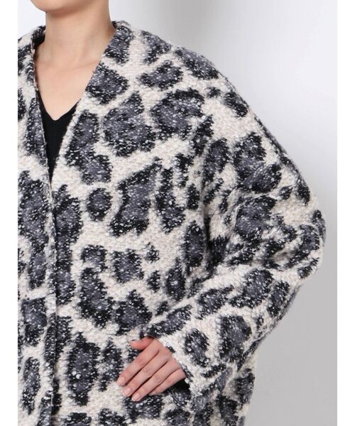 ELENDEEK（エレンディーク）の「フォルムショートツイードコート（ノーカラーコート・レディース・その他1・FREE）」の14枚目の写真