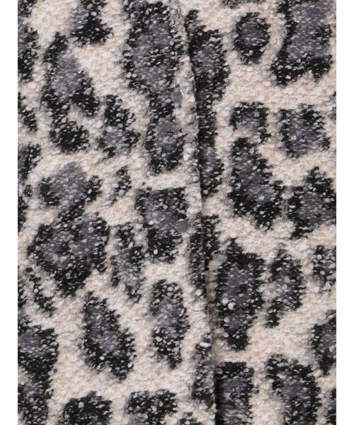 ELENDEEK（エレンディーク）の「フォルムショートツイードコート（ノーカラーコート・レディース・その他1・FREE）」の3枚目の写真