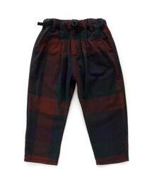 3柄チェックパンツ 10分丈