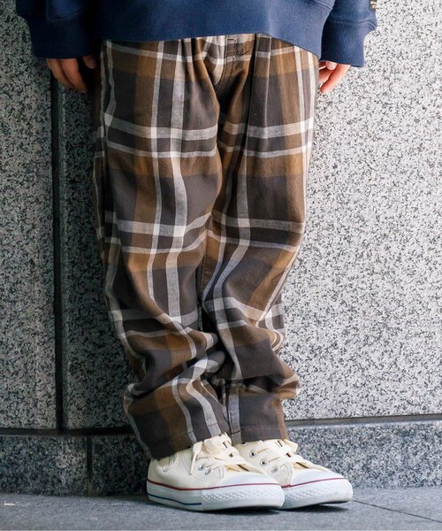 F.O.KIDS（エフオーキッズ）の「3柄チェックパンツ 10分丈（その他パンツ・キッズ・グレー/エンジ/ブラウン・80/110/90/100/95/130/120/140）」の3枚目の写真