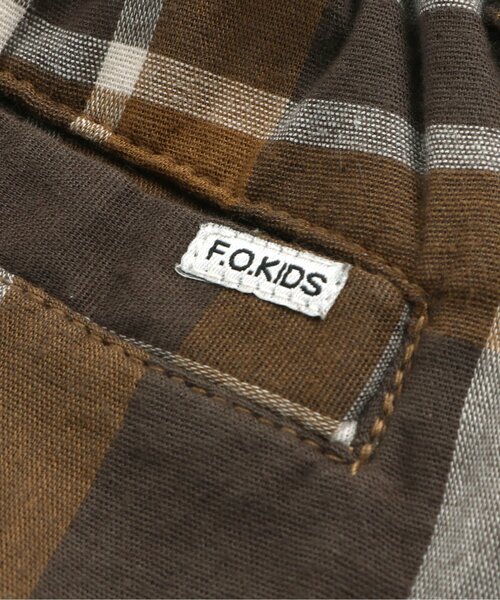 F.O.KIDS（エフオーキッズ）の「3柄チェックパンツ 10分丈（その他パンツ・キッズ・グレー/エンジ/ブラウン・80/110/90/100/95/130/120/140）」の12枚目の写真