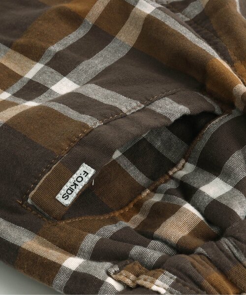 F.O.KIDS（エフオーキッズ）の「3柄チェックパンツ 10分丈（その他パンツ・キッズ・グレー/エンジ/ブラウン・80/110/90/100/95/130/120/140）」の7枚目の写真